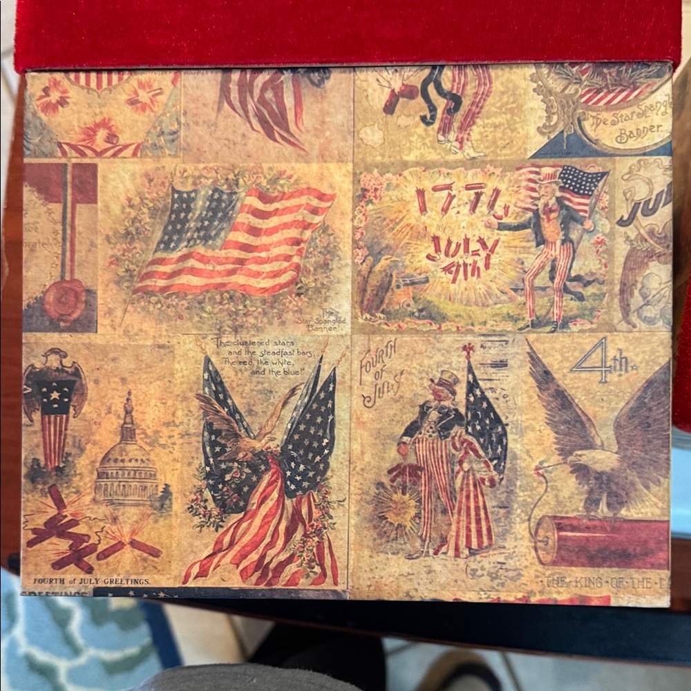 Patriotic Star-Patterned Storage Boxes - Picture 5 of 16